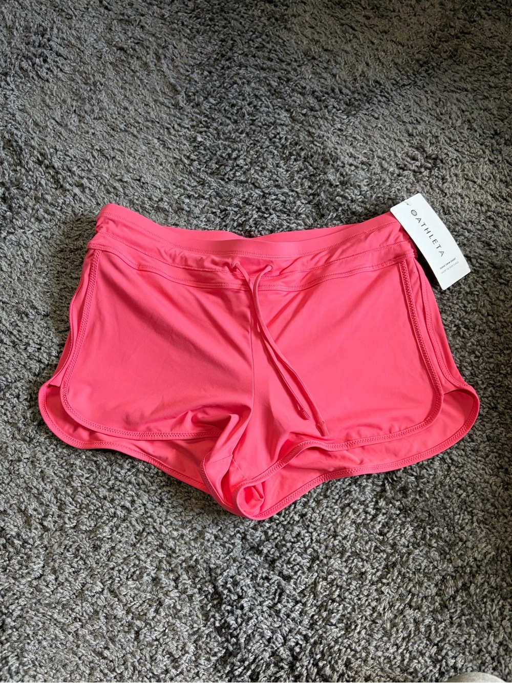 Athleta Hot Pink sugar swim shorts